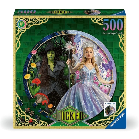 Wicked 500 Piece Puzzle Ravensburger Puzzle Wicked Poster Wicked for Good - Picture 6 of 8